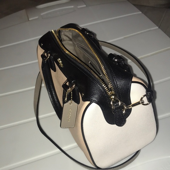 Coach Leather Mini Bennett Satchel - Picture 4 of 5